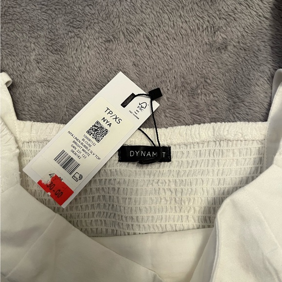 Linen bubble sleeve top - NEW - Picture 3 of 3